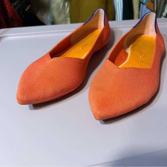 Rothy’s Coral Pointed Flats US 12.5 - Picture 3 of 12